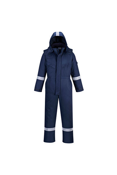 PORTWEST Geaca de lucru, ignifuga, pentru frig, bleumarin