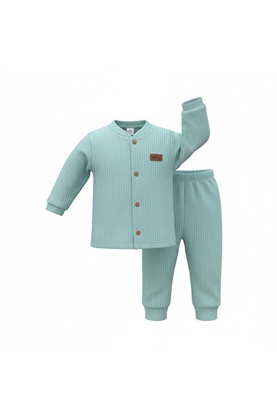 KOÇAR BEBEK Baby Terry Cloth Fabric Front Coverall Set of 2