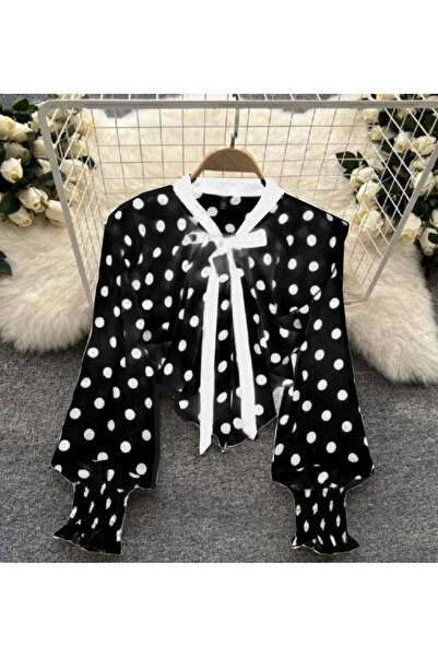 Tasha Boutique Κομψό πουκάμισο με πουά TSH426