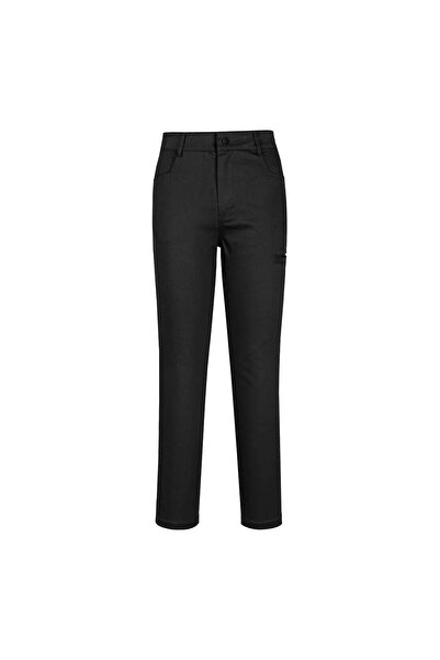 PORTWEST Pantaloni de lucru, cu buzunare, pentru santier, negru