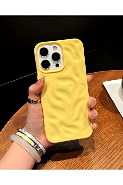 FawCase iPhone 14 Pro Kabartmalı Soft Telefon Kılıfı