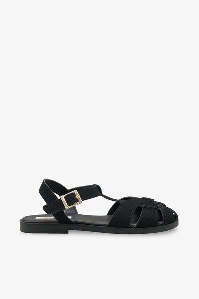 İNNABUTİKK Γυναικεία σανδάλια Dainla - Μαύρο σουέντ