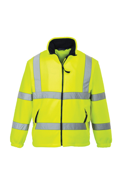 PORTWEST Bluza fleece de lucru, reflectorizanta, cu buzunare, galben