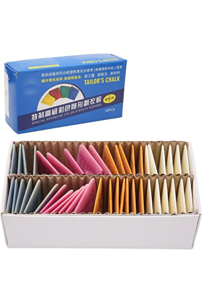 Hztyyier Κιμωλία Ραπτικής 48 Τεμάχια, Κιμωλία που Εξαφανίζει τα Υπολείμματα Χ...