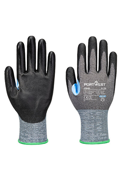 PORTWEST Manusi de protectie, antitaiere nivel D, negru/gri