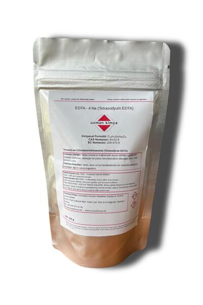 Tetrasodyum EDTA (EDTA-4Na) – 100 g Doypack – Şelatlayıcı Ajan – Laboratuvar, Kozmetik ve Temizlik