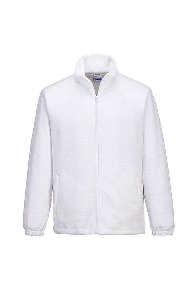 PORTWEST Bluza fleece de lucru, antistatica ESD, alb