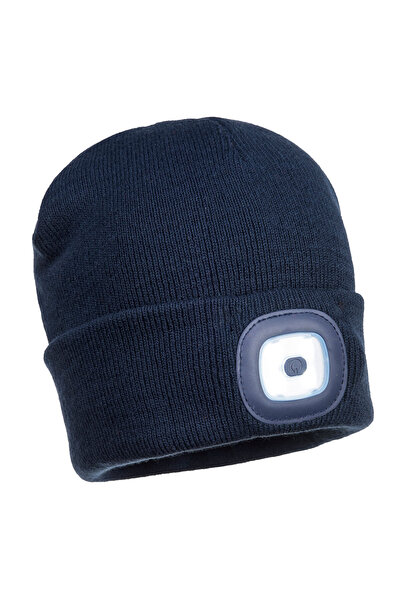 PORTWEST Rechargeable LED Beanie, bleumarin