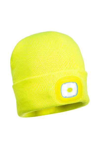 PORTWEST Beanie шапка с USB акумулаторна LED лампа