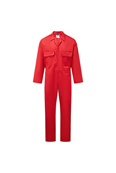 PORTWEST Work overalls, with Pocketed, red