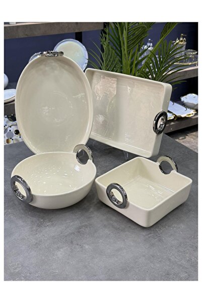 Doğudeko Archer Luxury Silver 4 Piece Presentation Set