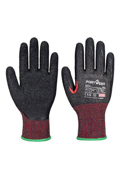 PORTWEST Manusi de protectie, latex, negru