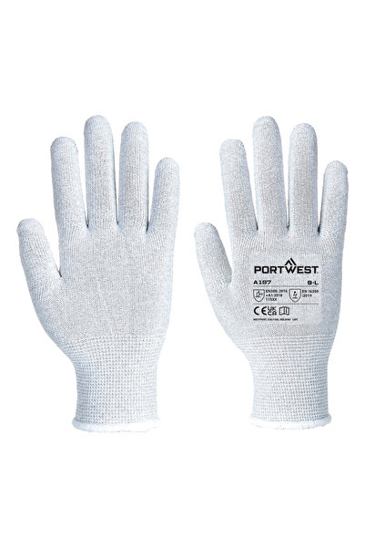 PORTWEST Manusi de protectie, antistatice ESD, gri