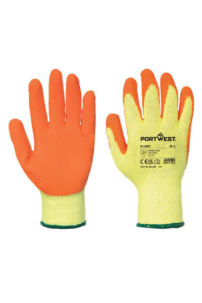 PORTWEST Manusi de protectie, latex, portocaliu
