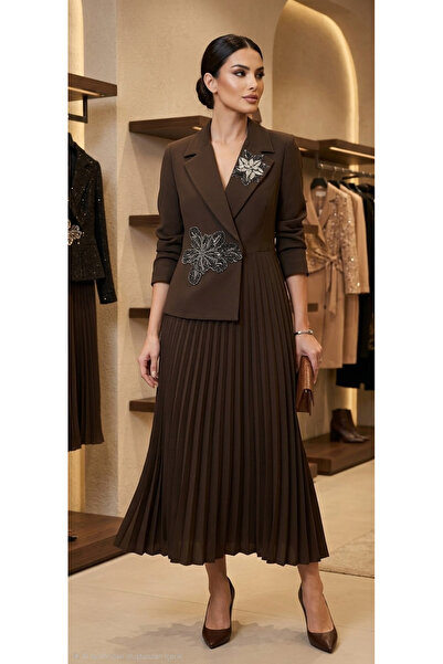 RIDVAN Women's Hijab Evening Dress