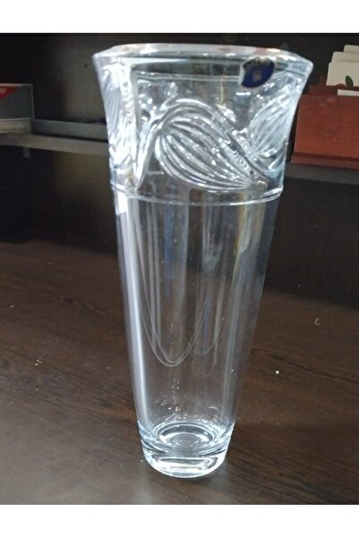 BOHEMİA CRYSTAL Bohemia Crystal Vase H.25.5 cm Bottom Diameter..6 cm Top Diam...
