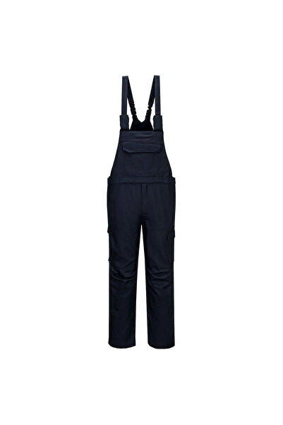 PORTWEST Salopeta cu pieptar, ignifuga, bleumarin