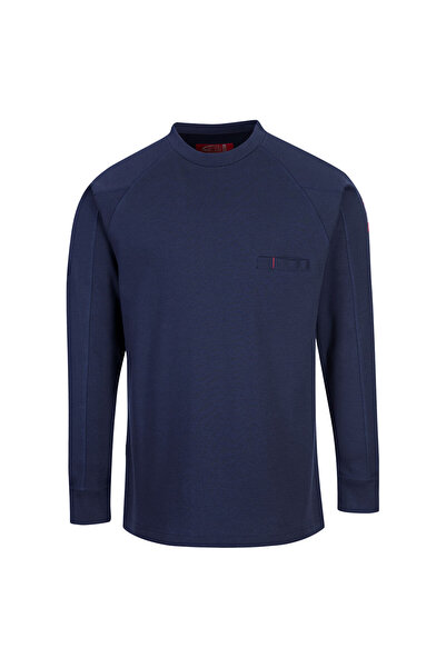 PORTWEST Tricou de lucru, ignifug, bleumarin
