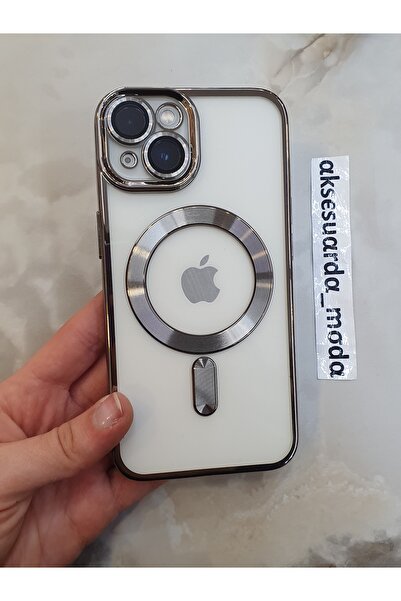 ZB Aksesuarda Moda İPHONE 13 Uyumlu Kamera Lensli Magsafe Özellikli Kenarları...