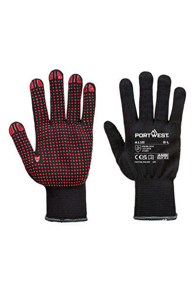 PORTWEST Mănuși de Protecție Grip 13 Puncte PVC