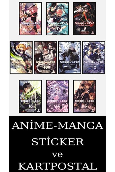 Kurukafa Yayınevi Seraph of the End 6-7-8-9-10-11-12-13-14-15 Manga Seti (10 ...