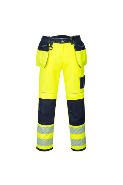 PORTWEST Pantaloni de lucru, reflectorizanti, cu buzunare holster, rezistenti...