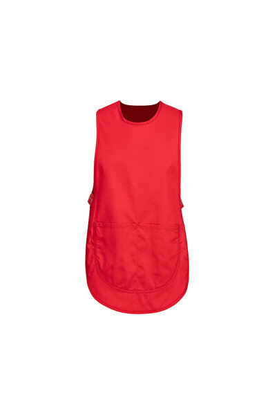 PORTWEST Food industry apron, with Pocketed, red