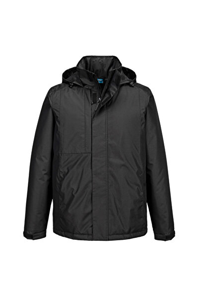 PORTWEST Geaca de lucru, reglabil, negru