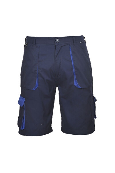 PORTWEST Texo Contrast Shorts, bleumarin
