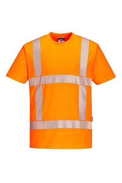 PORTWEST Tricou de lucru, reflectorizant, portocaliu