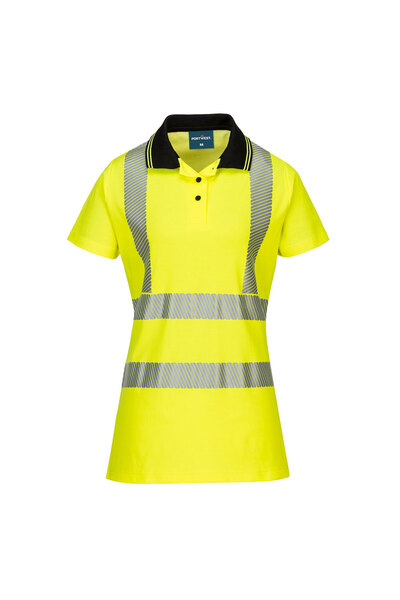 PORTWEST Tricou de lucru, reflectorizant, galben/negru