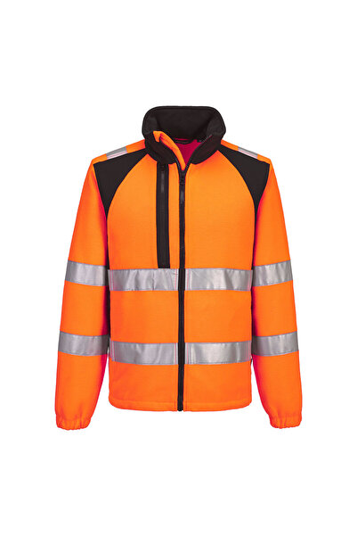 PORTWEST Bluza fleece de lucru, reflectorizanta, portocaliu/negru