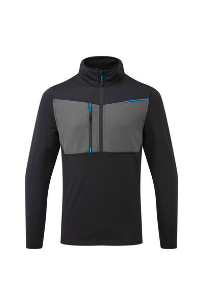 PORTWEST Work fleece jacket, black