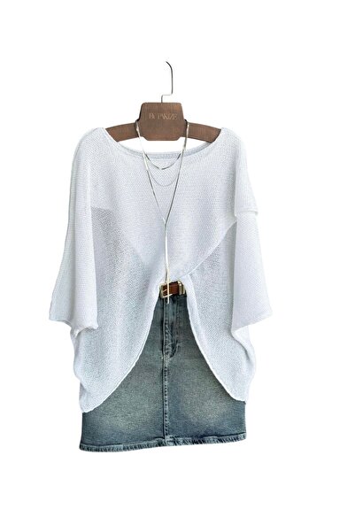 PHUTİ COLLECTION Asymmetric Mercerized Blouse