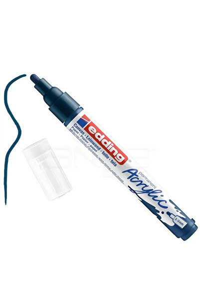 Edding 5100 Acrylic Marker Pen 2-3mm Round Tip 933 Midnight Blue