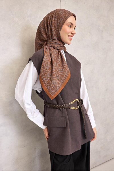 Silk Home Κασκόλ Viscon Velora Four Seasons Tan 90x90