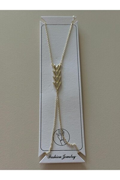 misstakıjewerly ÇELİK GOLD RENK ZİRKON TAŞLI ŞAHMERAN