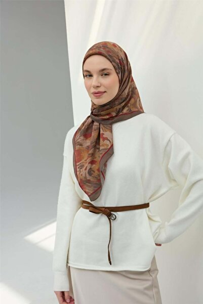 Silk Home Κασκόλ Viscon Velora Dark Mink Four Seasons 90x90