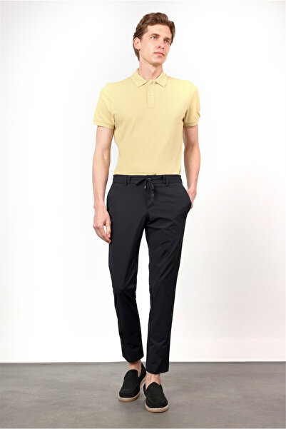 İmza Navy Blue Side Pocket Slim Fit Jogger Pants 1003260166