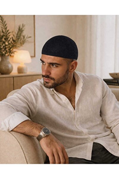 Takke ® Niyaz – Makine Örgü Premium Seri | Siyah