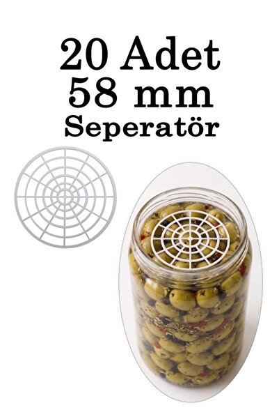 Tiesa Home Plastic 20 Pieces 58mm Pickled Olive Brine Leaf Pressing Separator...