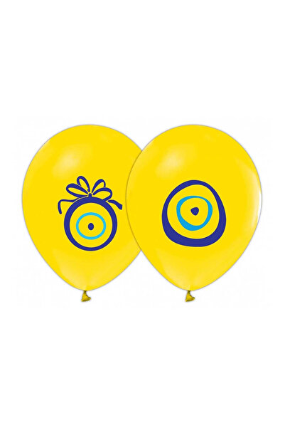KESKİN SOUND Nazar Boncuğu Yellow Balloon 100Pcs