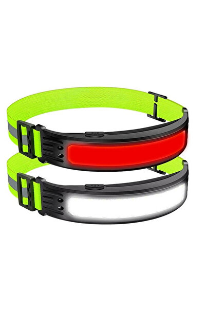 BellFyd Ισχυρός φακός κεφαλής COB LED, 6 λειτουργίες φωτισμού, αισθητήρας κίν...