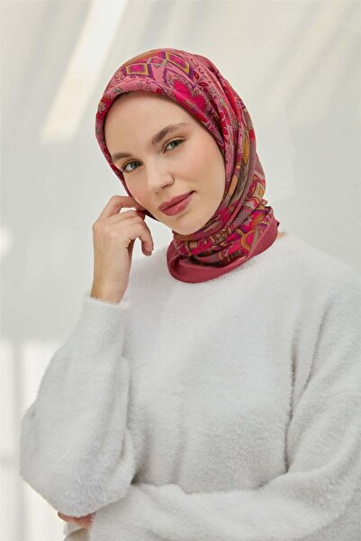 Silk Home Κασκόλ Viscon Velora Rose Pink Four Seasons 90x90