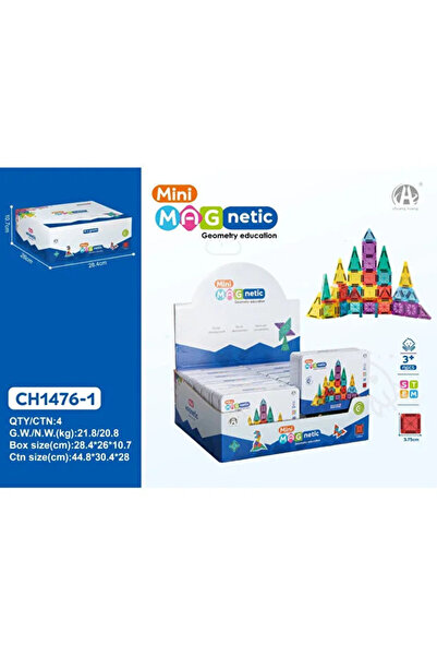 Ucuzuna Bak Mini Magnetic Blok Metal Kutu 45 PCS