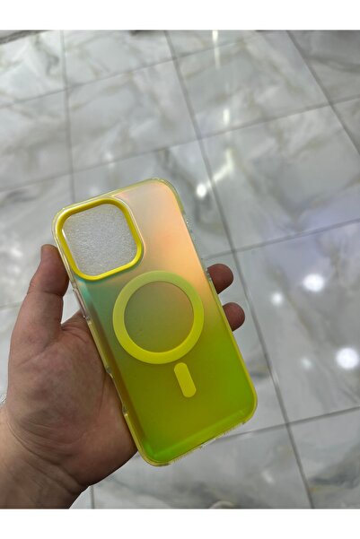 VİRA İletişim iPhone 16 Pro Max İçin MagSafe Uyumlu Premium Hologramlı Kılıf