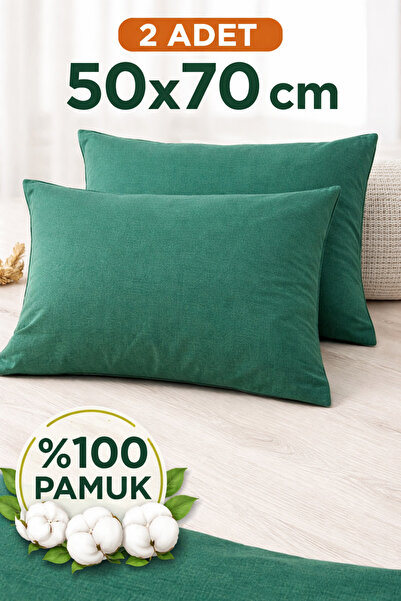 Home 100% pamučna flanelska jastučnica, set od 2 komada, 50x70 cm