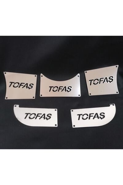İB GLOBAL Tofaş 5 Parça Krom Tofaş Yazılı