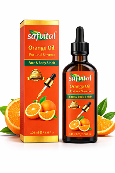 safvital Orange Oil 100 ml Skin Hair Body Care Serum Moisturizing Revitalizin...