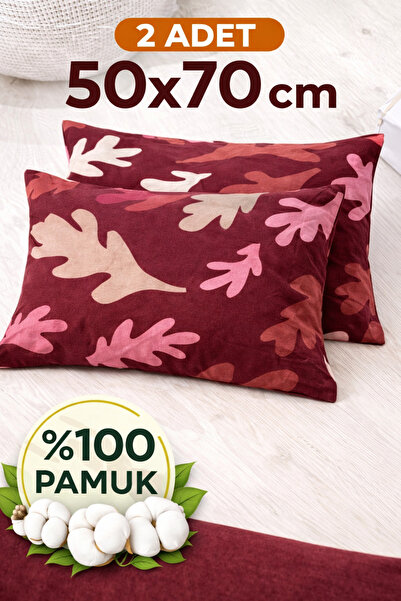 Home 100% pamučna flanelska jastučnica, set od 2 komada, 50x70 cm
